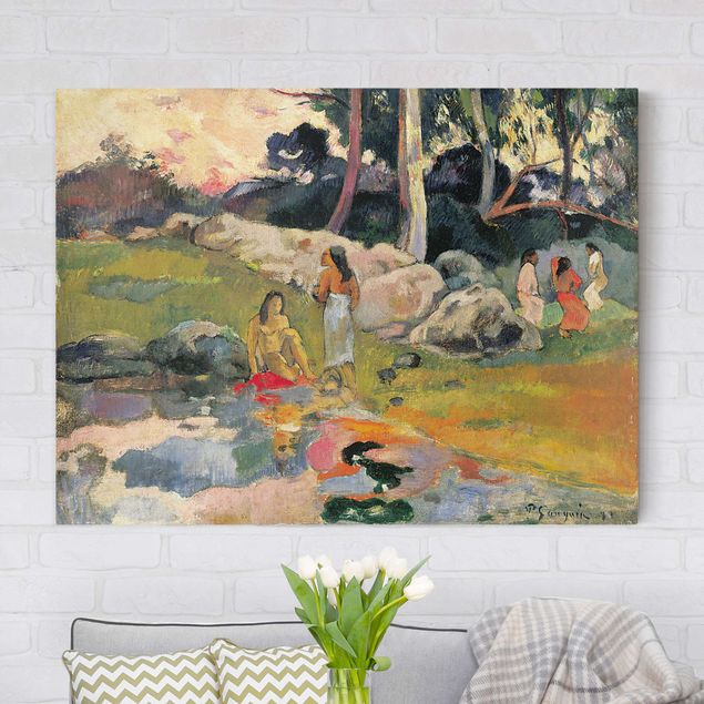 Wandbilder XXL Paul Gauguin - Flussufer