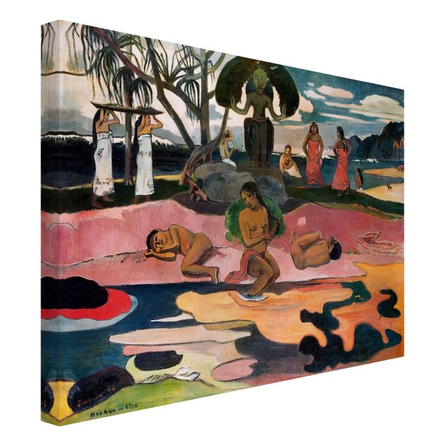 Leinwand Bilder XXL Paul Gauguin - Gottestag