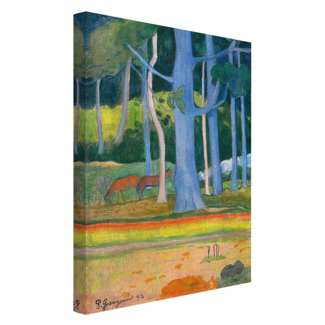 Leinwandbilder XXL Paul Gauguin - Waldlandschaft