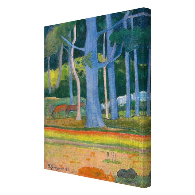 Leinwandbilder Wald Paul Gauguin - Waldlandschaft