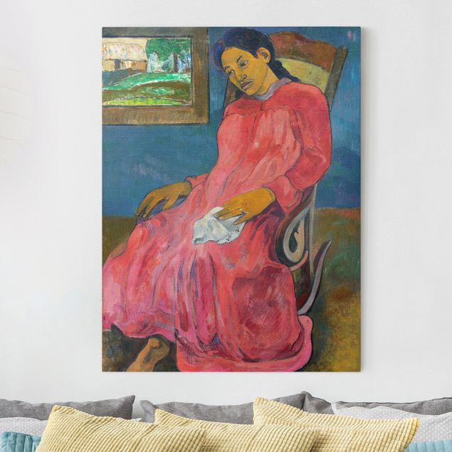 Wandbilder XXL Paul Gauguin - Melancholikerin