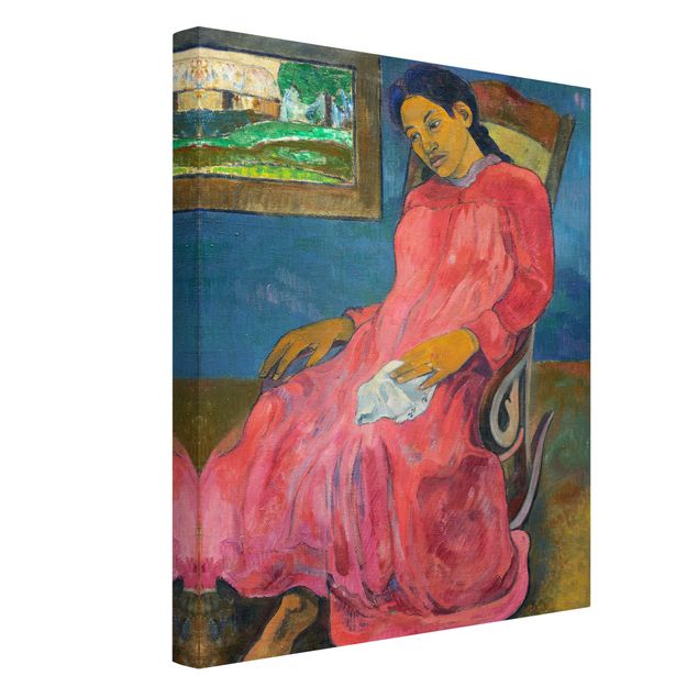 Kunstdrucke auf Leinwand Paul Gauguin - Melancholikerin