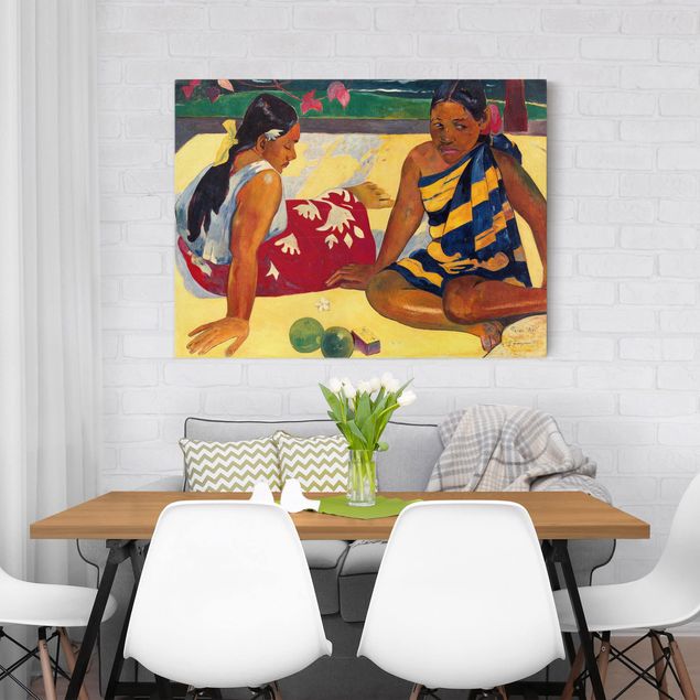 Leinwandbild Paul Gauguin Paul Gauguin - Frauen von Tahiti
