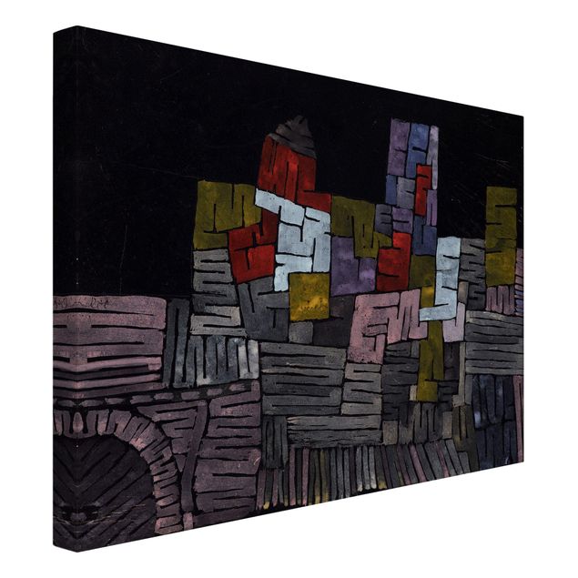 Wandbilder abstrakt Paul Klee - Altes Gemäuer