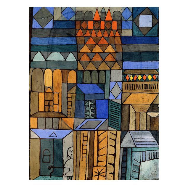 Wandbilder abstrakt Paul Klee - Beginnende Kühle