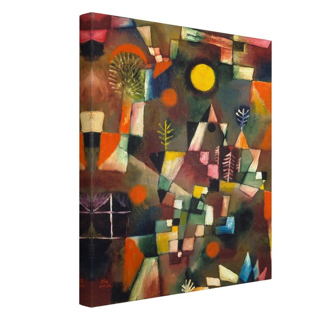 Wandbilder abstrakt Paul Klee - Der Vollmond