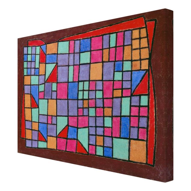 Leinwand Kunstdruck Paul Klee - Glas-Fassade