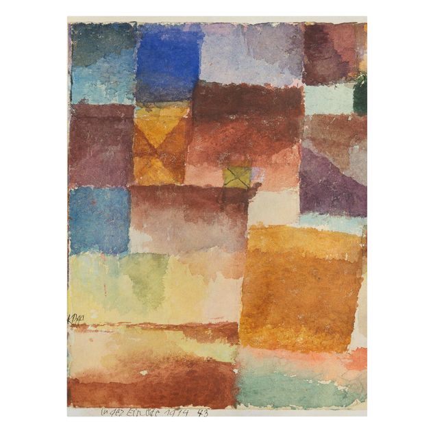 Leinwandbilder abstrakt Paul Klee - Einöde