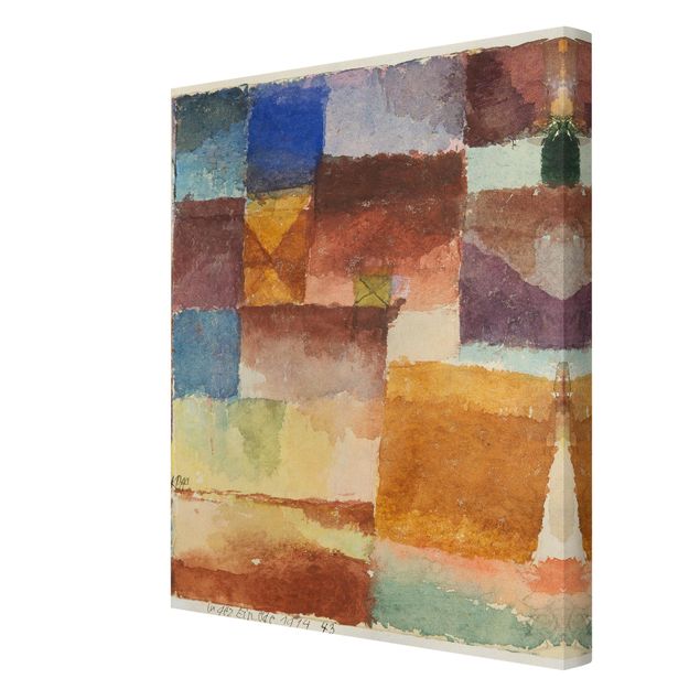 Leinwand Kunstdruck Paul Klee - Einöde