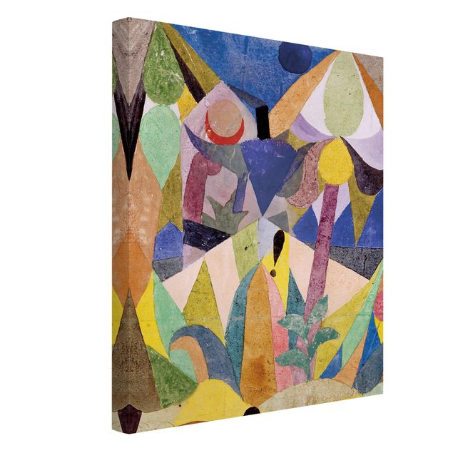 Wandbilder abstrakt Paul Klee - Mildtropische Landschaft