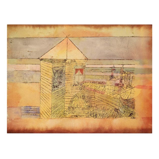 Wandbilder abstrakt Paul Klee - Wunderbare Landung
