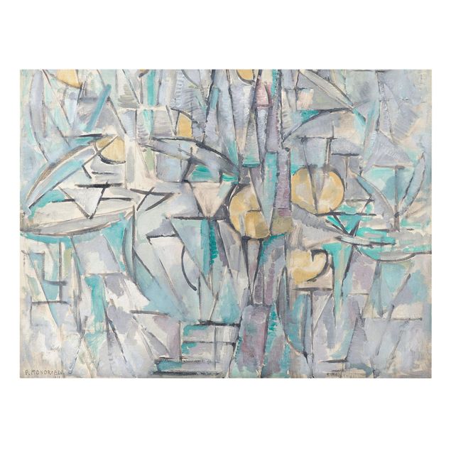 Wandbilder abstrakt Piet Mondrian - Komposition X