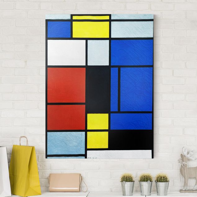 Leinwand Bilder XXL Piet Mondrian - Tableau No. 1