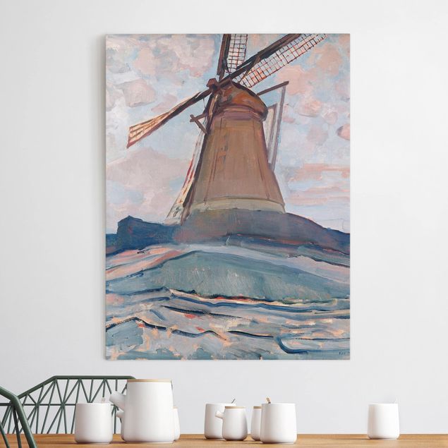 Wandbilder XXL Piet Mondrian - Windmühle