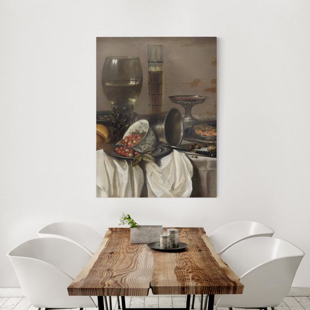 Wandbilder abstrakt Pieter Claesz - Stillleben mit Trinkgefäßen