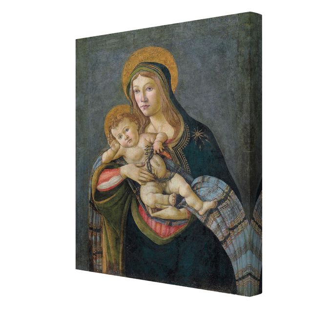 Bilder auf Leinwand Sandro Botticelli - Madonna und Kind