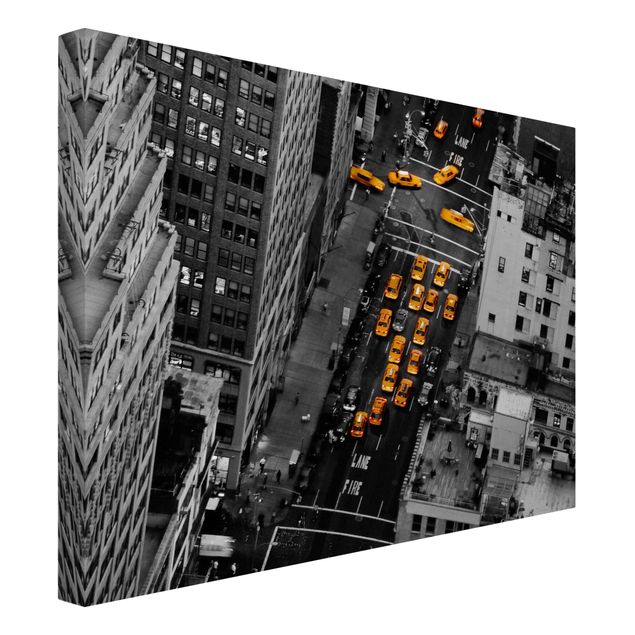 Wandbilder Skyline Taxilichter Manhattan