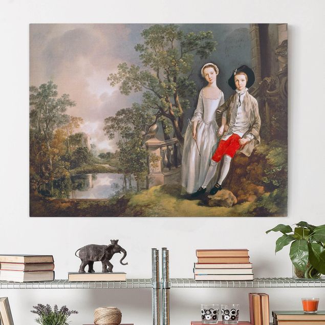 Leinwandbilder XXL Thomas Gainsborough - Heneage Lloyd und seine Schwester