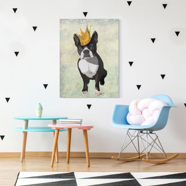 Wandbilder Tiere Tierportrait - Terrierkönig