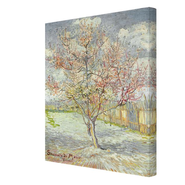 Kunstdrucke auf Leinwand Vincent van Gogh - Blühende Pfirsichbäume