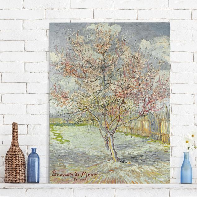 Wandbilder XXL Vincent van Gogh - Blühende Pfirsichbäume