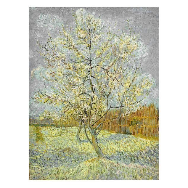 Leinwandbilder Natur Vincent van Gogh - Pfirsichbaum rosa