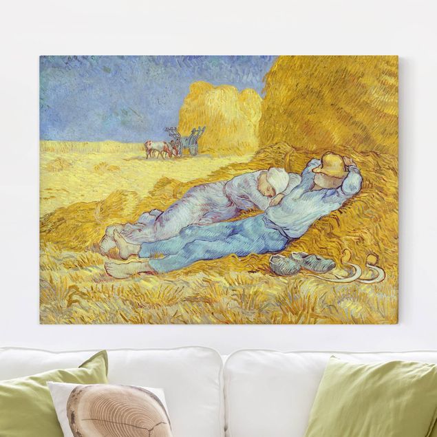 Leinwandbilder XXL Vincent van Gogh - Das Mittagsschläfchen