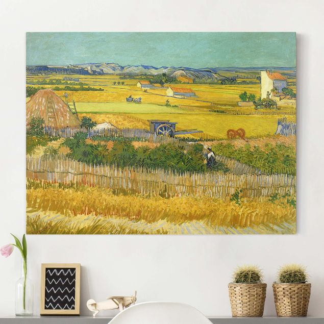 Kunstdrucke Impressionismus Vincent van Gogh - Die Ernte