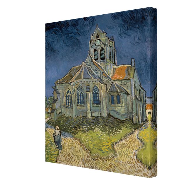 Wandbilder Städte Vincent van Gogh - Kirche Auvers-sur-Oise