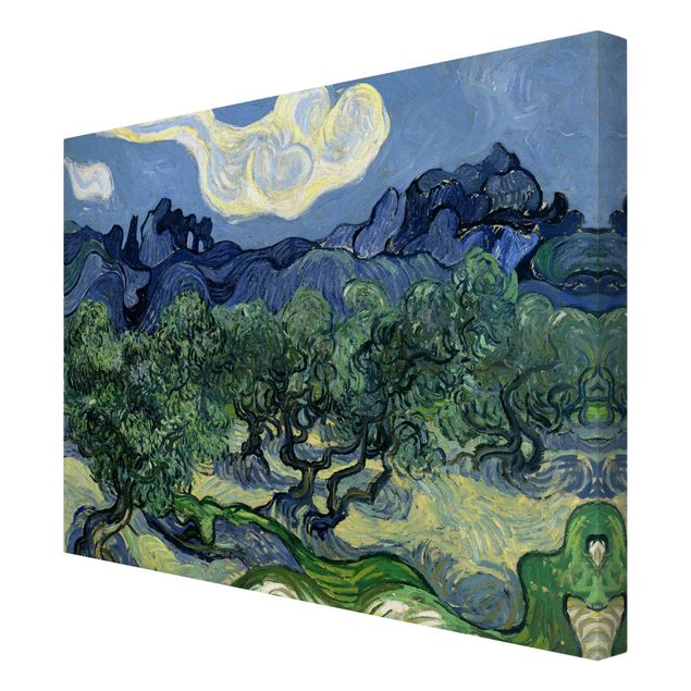 Leinwandbild Kunstdruck Vincent van Gogh - Olivenbäume