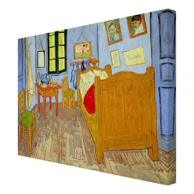 Leinwand Kunstdruck Vincent van Gogh - Schlafzimmer in Arles