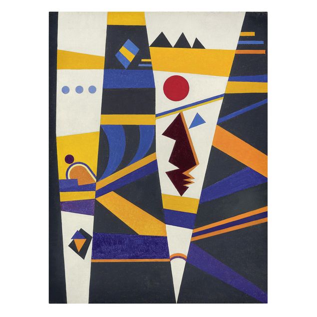 Leinwandbilder abstrakt Wassily Kandinsky - Bindung