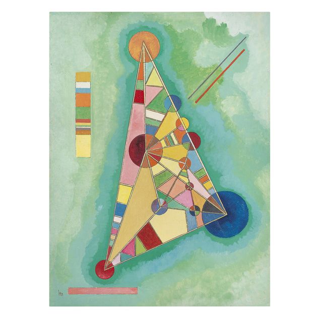 Wandbilder abstrakt Wassily Kandinsky - Dreieck
