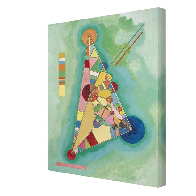 Kunstdrucke auf Leinwand Wassily Kandinsky - Dreieck