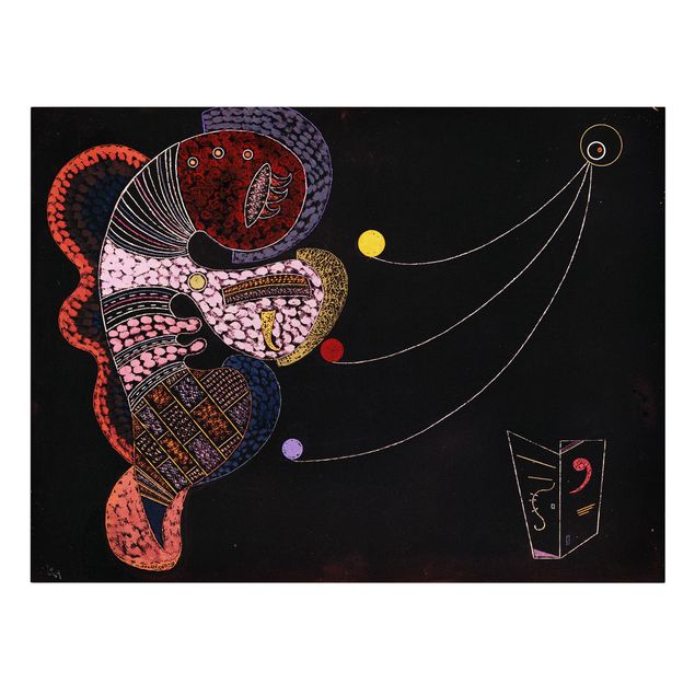 Leinwandbilder abstrakt Wassily Kandinsky - Großes und Winziges