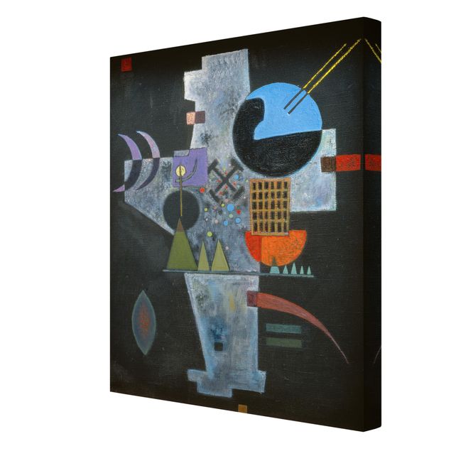 Leinwand Kunstdruck Wassily Kandinsky - Kreuzform