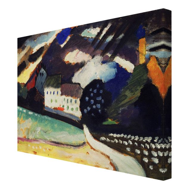 Leinwandbilder abstrakt Wassily Kandinsky - Schloss und Kirche