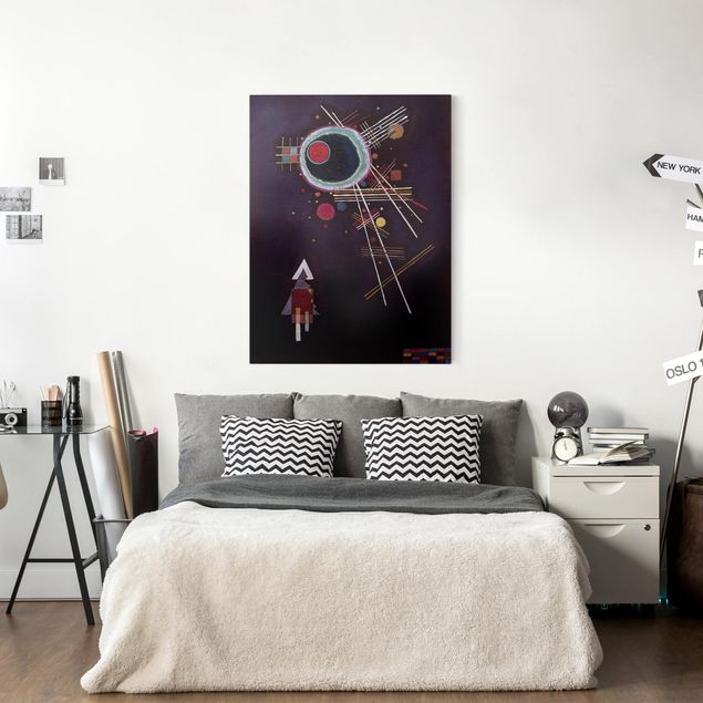 Abstrakte Kunst Wassily Kandinsky - Strahlenlinien