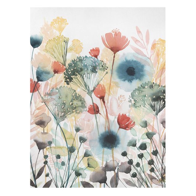 Wandbilder Wildblumen im Sommer I