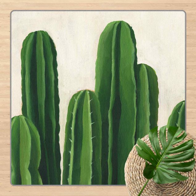 Moderner Teppich Lieblingspflanzen - Kaktus