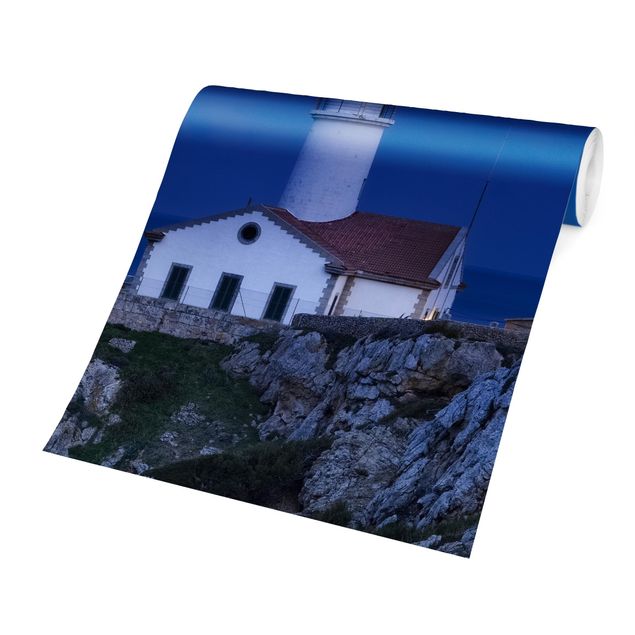 Fototapete blau Lighthouse At Far De Capdepera