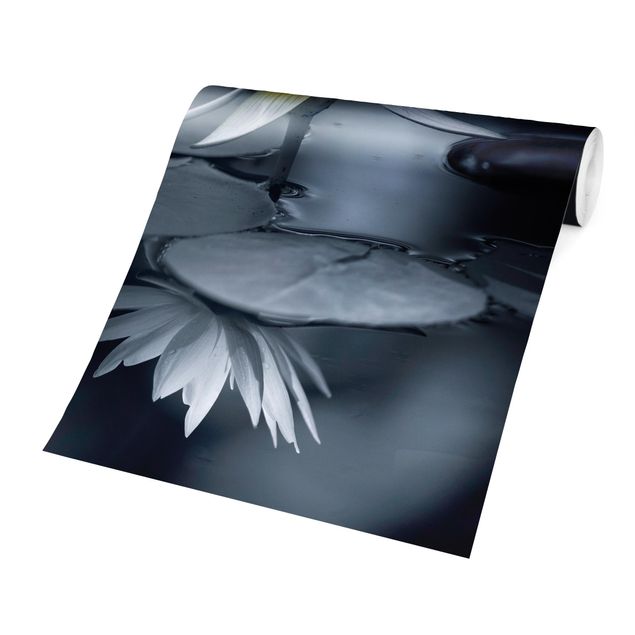 Fototapete Design Lotus Spiegelung im Wasser