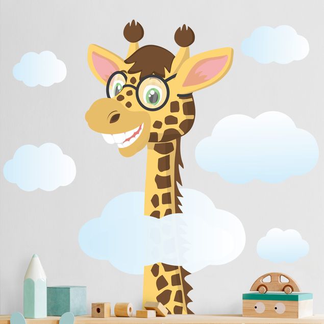 Wandtattoo Dschungel Lustige Giraffe