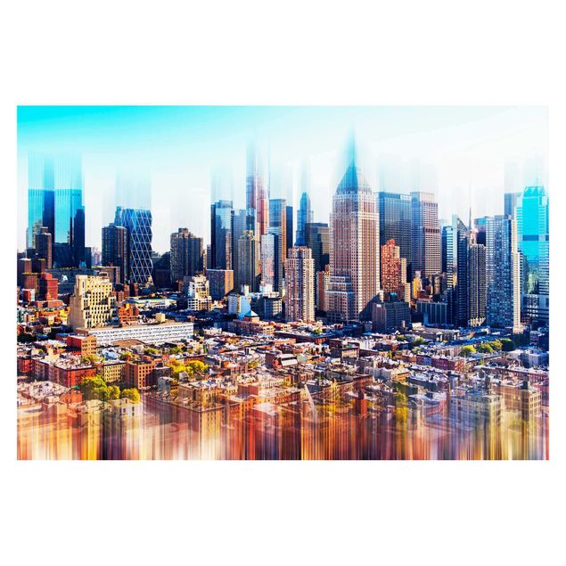 Fototapeten Manhattan Skyline Urban Stretch