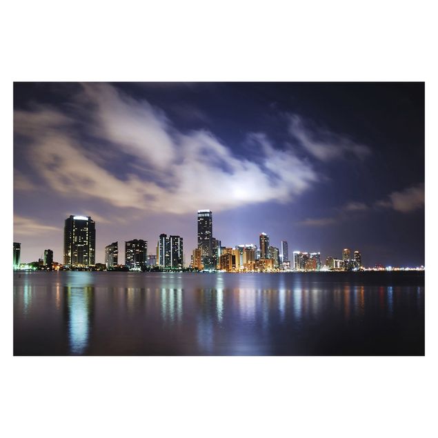 Fototapete - Miami bei Nacht