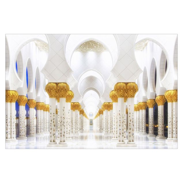 Design Tapete Moschee in Gold