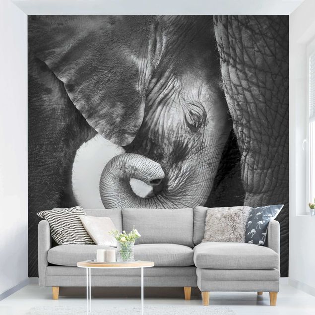 Elefant Tapete Mutterliebe