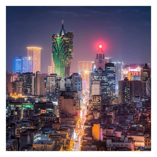 Fototapete - Nachtlichter von Macau