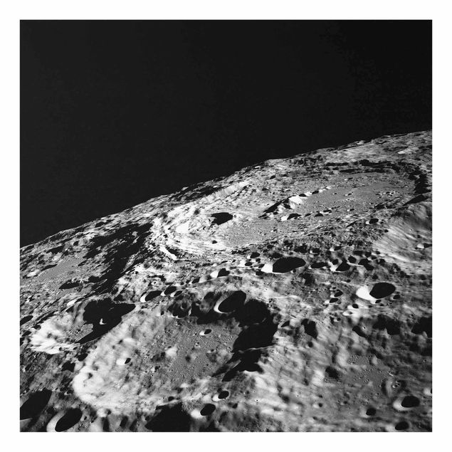 Bilder auf Glas NASA Fotografie Mondkrater