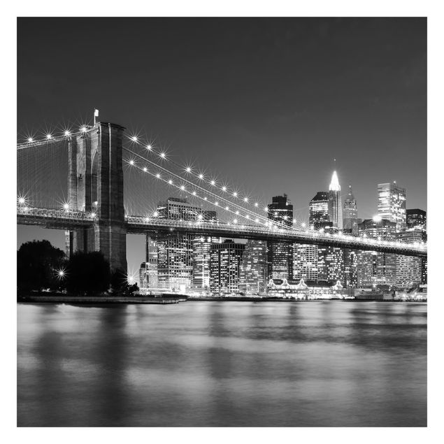 Schöne Fototapete Nighttime Manhattan Bridge II